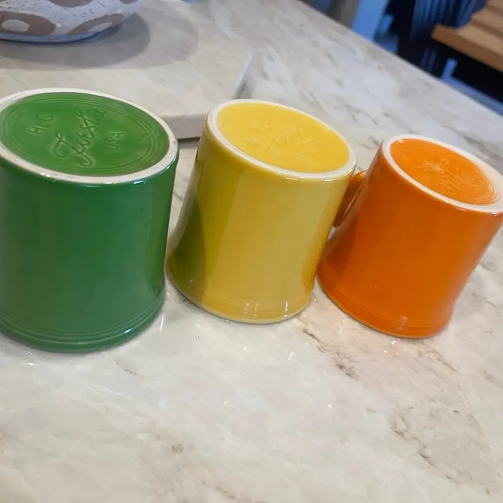 Fiesta ware retired mugs set of 3